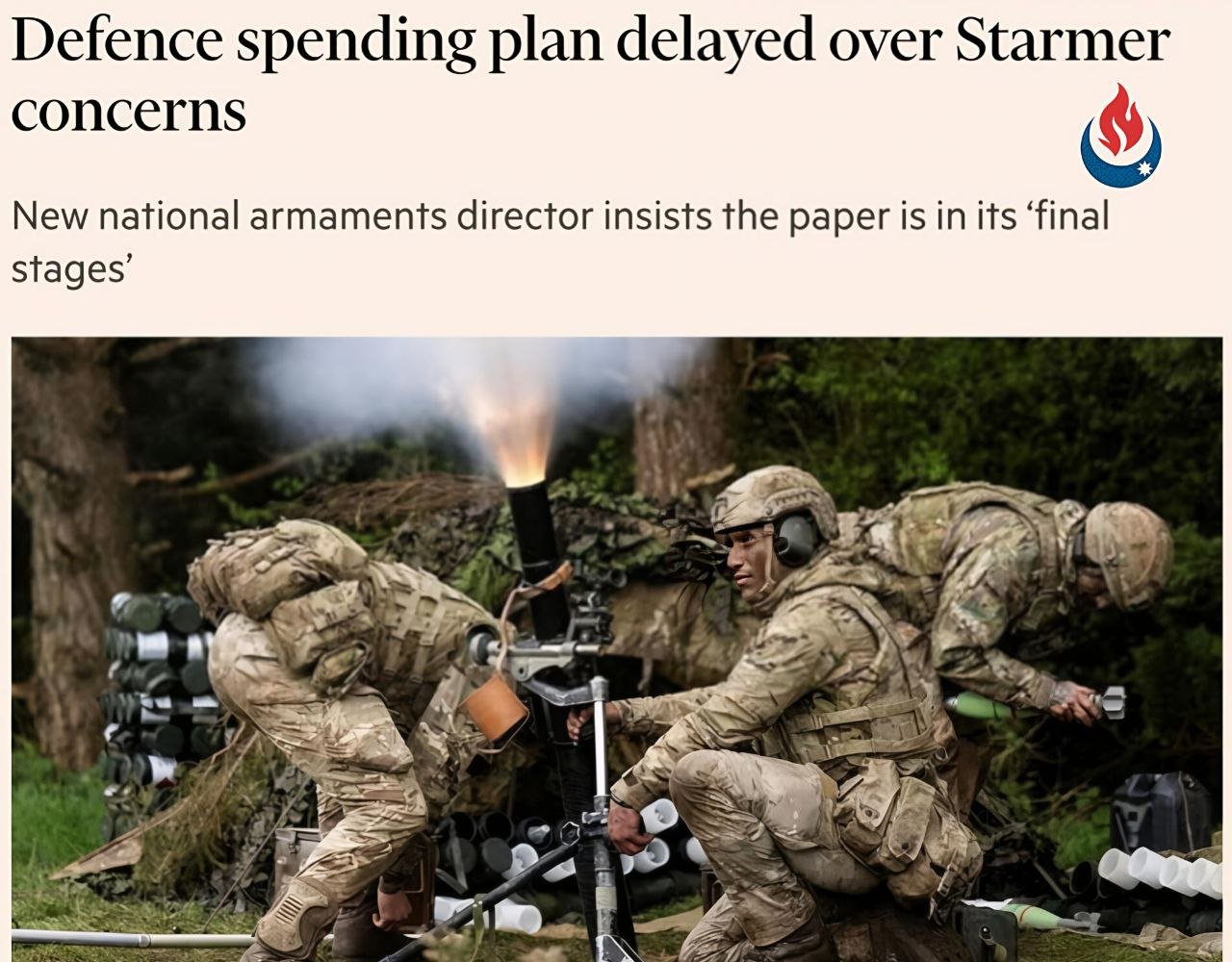 Starmer Britaniyanın hərbi investisiya planının yenidən hazırlanmasını tələb edib