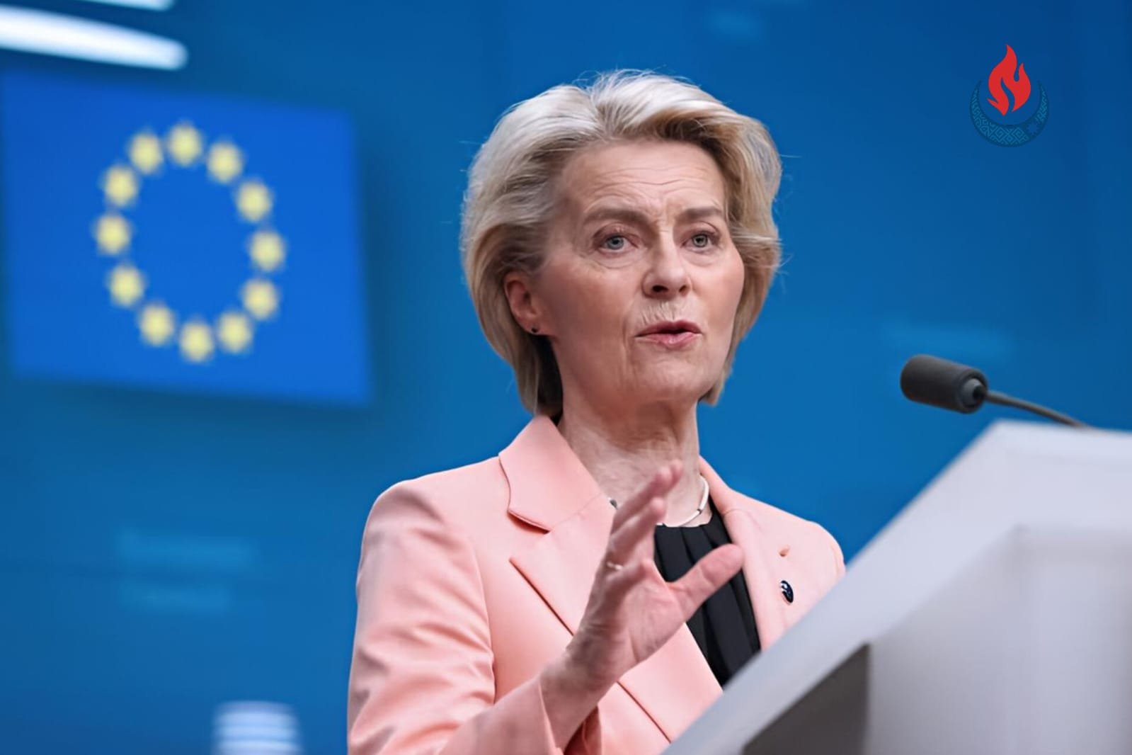 Ursula fon der Leyen: Ukrayna üçün qərar vermədən buranı tərk etməyəcəyik