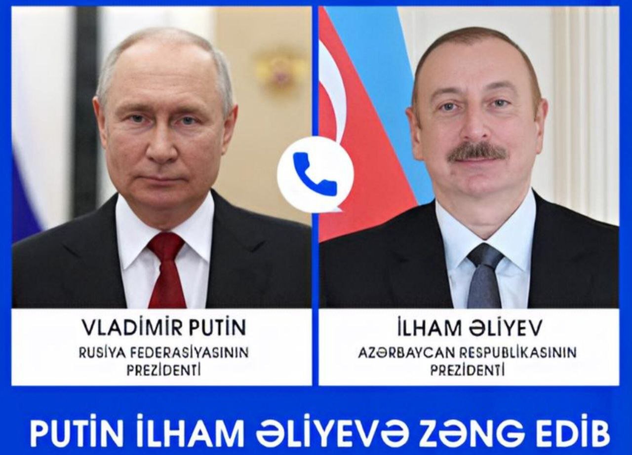 Vladimir Putin İlham Əliyevə zəng edib