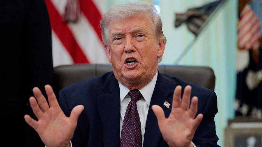 Tramp nalayiq ifadələrlə İranı Hörmüz boğazını açmağa çağırıb