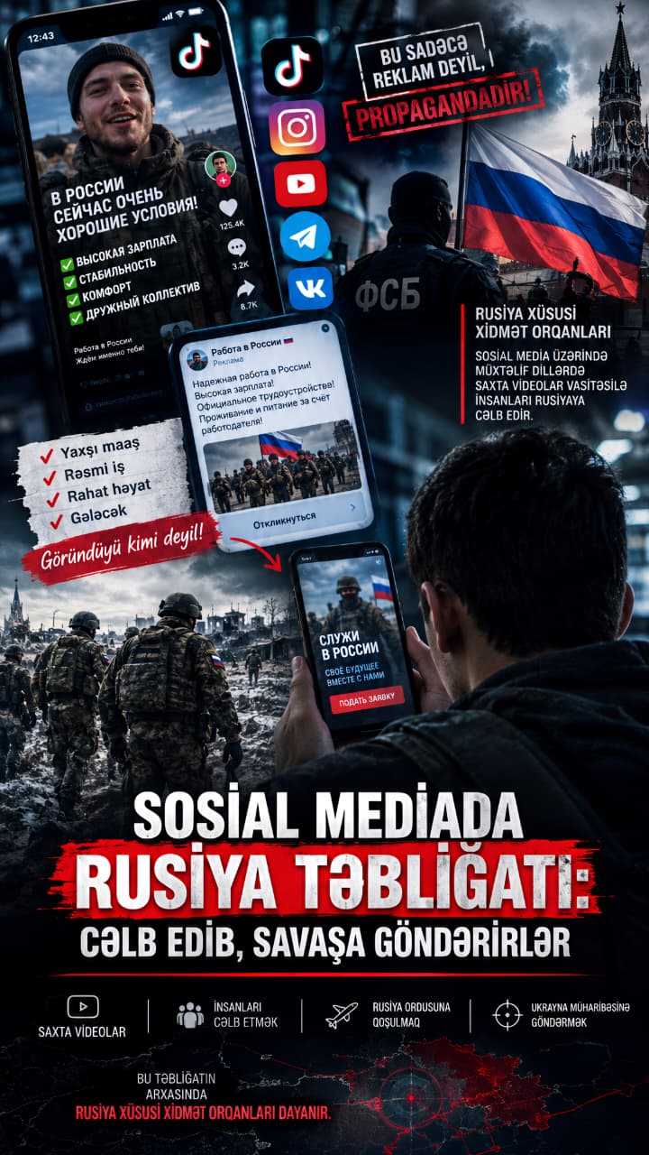 Kremlin müharibə siyasəti: Xarici vətəndaşların saxta iş vədləri ilə Ukrayna cəbhəsinə cəlb edilməsi
