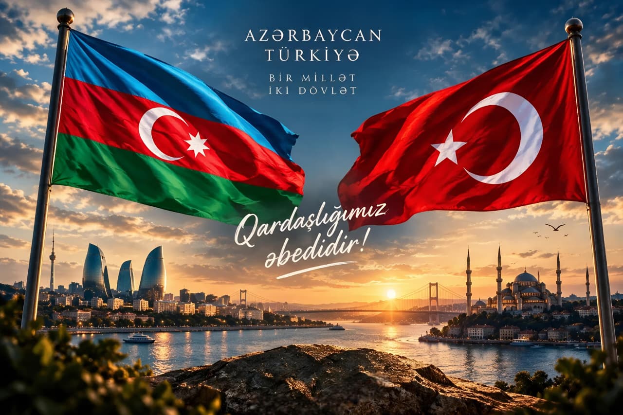 Azərbaycan və Türkiyə qardaşlığı dönməzdir və əbədidir!